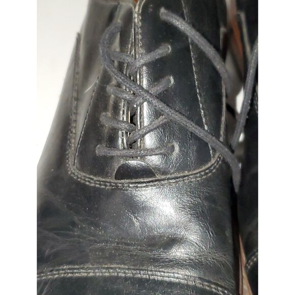 Goodfellow Men's Dress Shoes Oxford Black Faux Leather Career Evening Size 10 - Picture 7 of 15